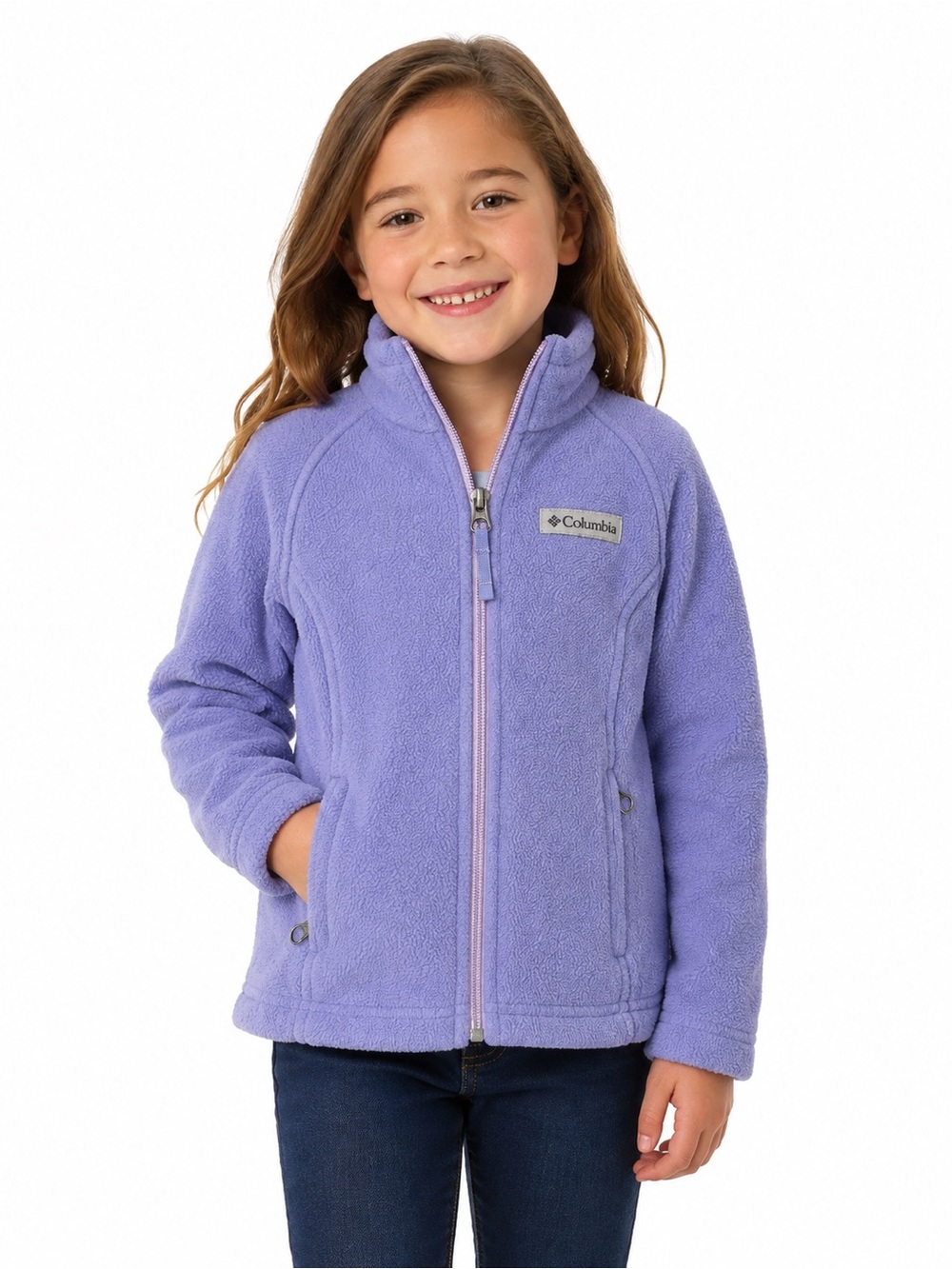Columbia Kids Lavender Full-Zip Fleece Jacket